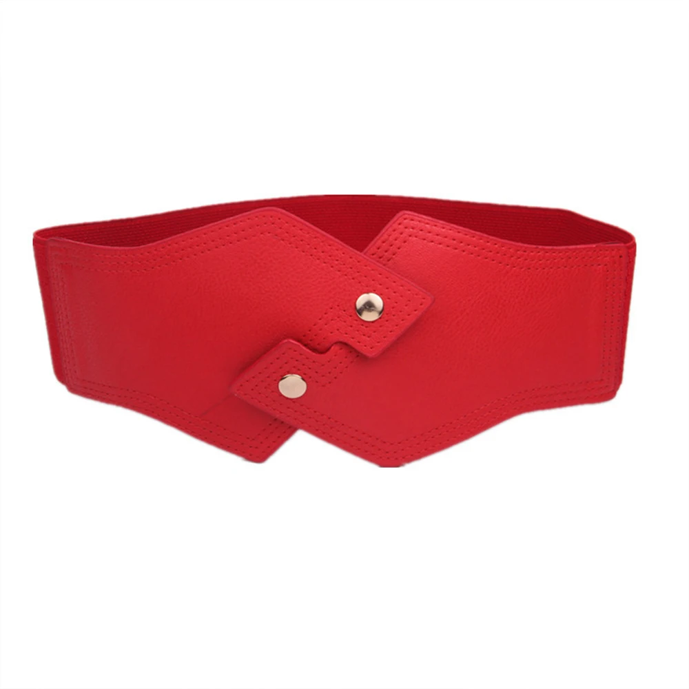 

New European And American Popular Women's Sewing Button Loose Tight Waist Cover Belt Women Snap Belt SCB0288