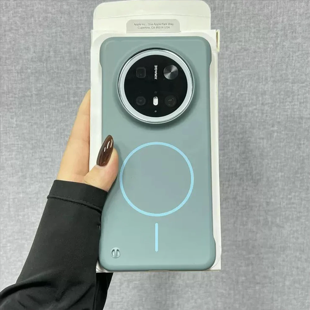 Ultra Slim Frameless Magnetic Wireless Charging Phone Case