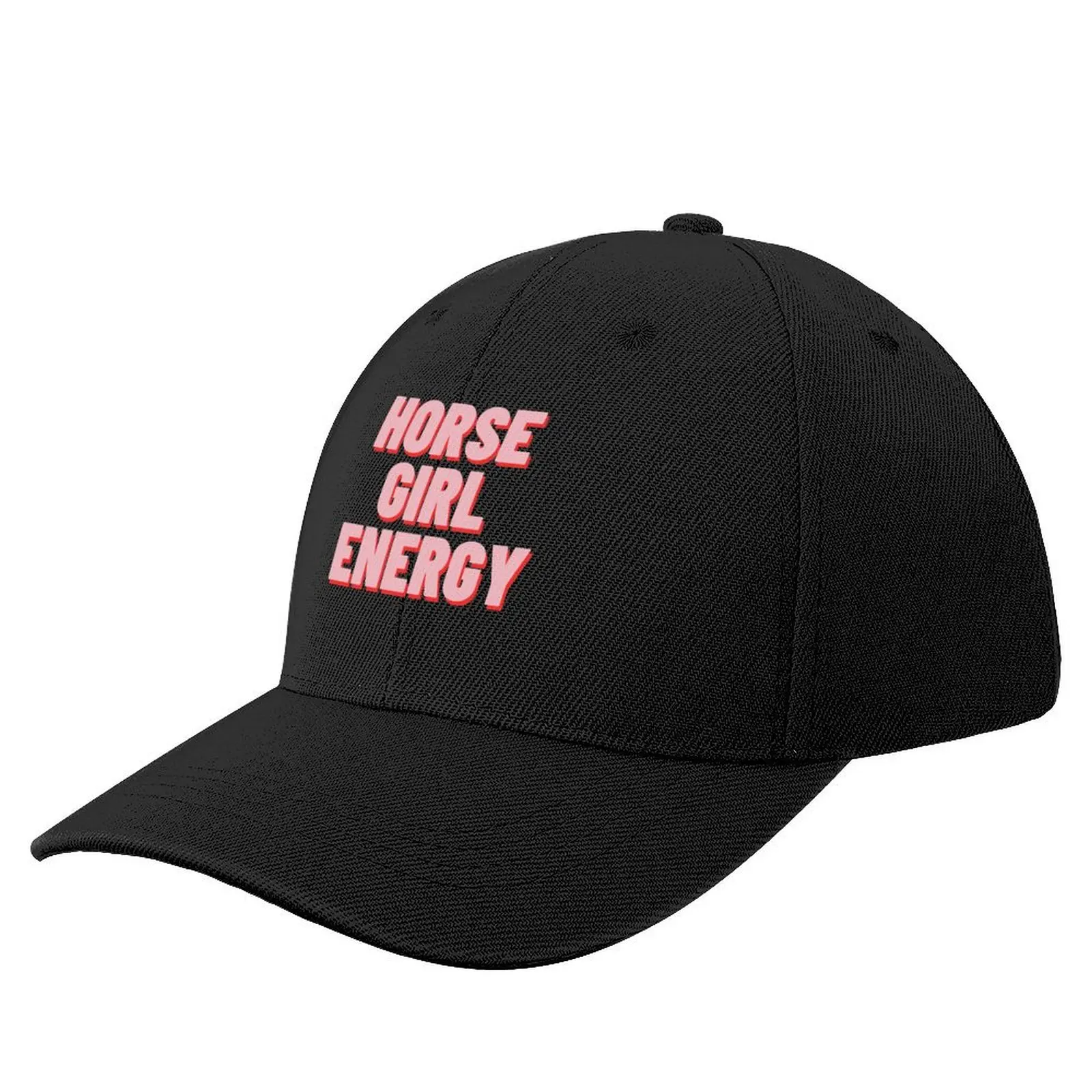 

Horse Girl Energy Baseball Cap Rave beach hat Golf Cap Women's Golf Clothing Men's