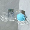 Bathroom Shelf Shampoo Storage Rack Holder Kitchen No Punching Triangle Storage Rack Bathroom Accessories 6