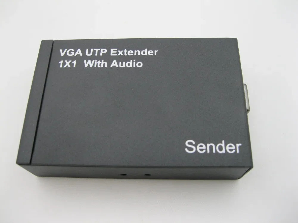 300M HD 1080P VGA UTP Extender 1x1 Splitter With Audio Over Cat5/5e/6 RJ45 Ethernet Cable Support For Monitors Projector HDTV