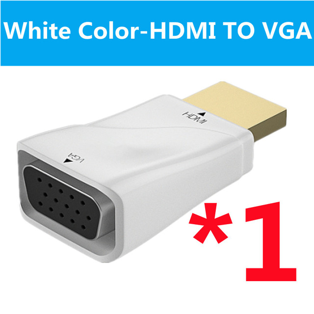 PCS HD 1080P HDMI-Compatible To VGA Adapter VGA Output PC Converter Connector Laptop Set-Top Box Game Console Gadgets