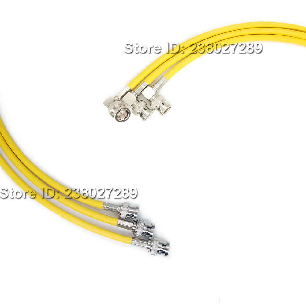 카메라 모니터 HD SDI 비디오 동축 케이블, CANARE LV-61S 75ohm 직각-직선 BNC 3G 6G 12G 4K 케이블