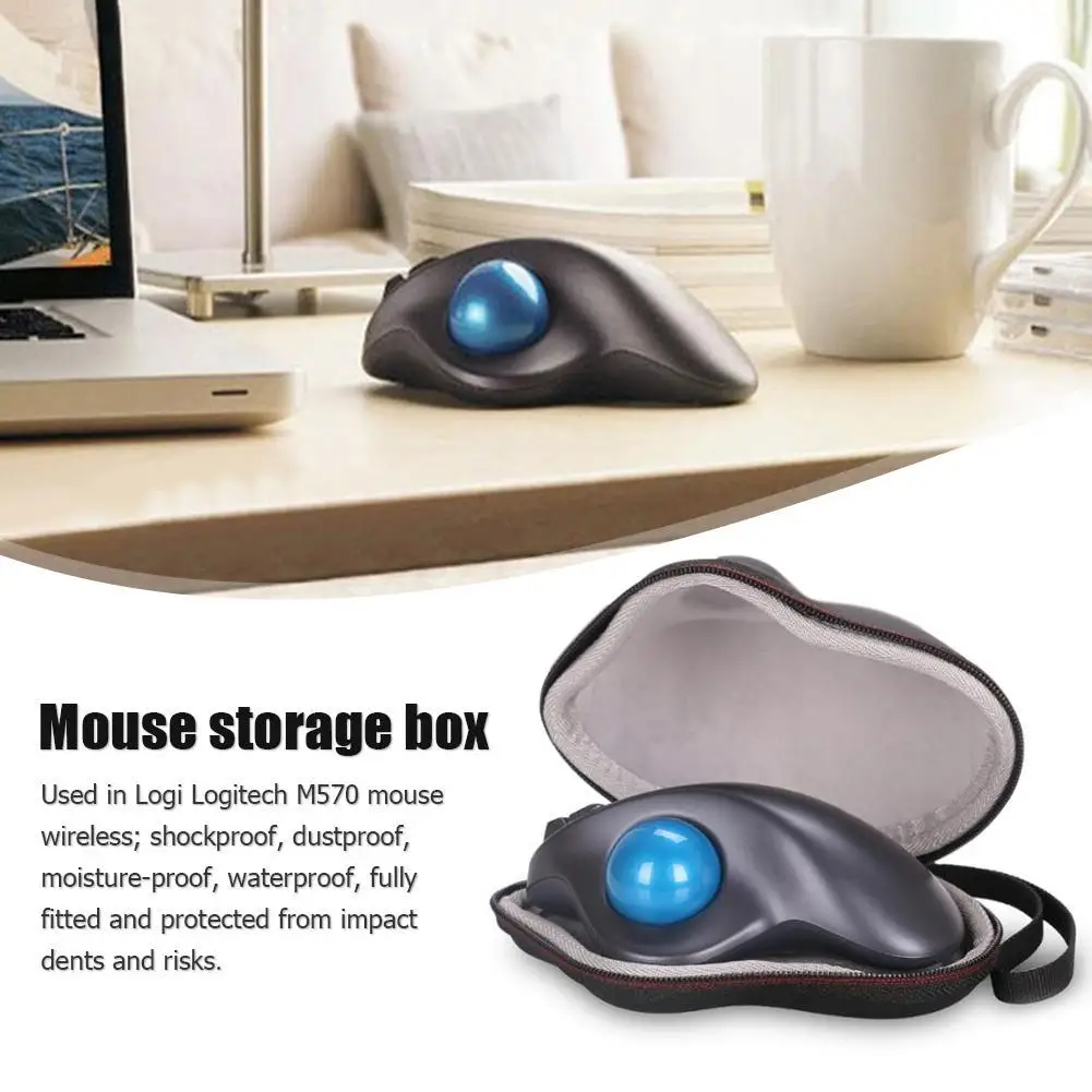 Forniture Per Custodia Da Viaggio In Eva Computer Per La Cura Dell'Ufficio Per Accessori Per Mouse Trackball Wireless Logitech M570