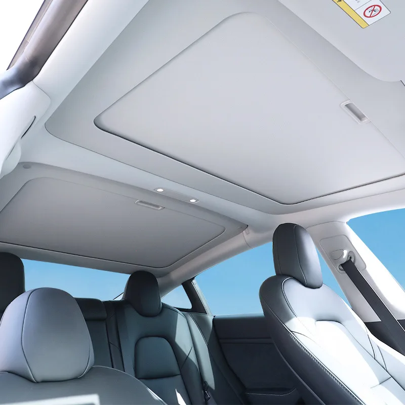 for Tesla Model 3 2023 Roof Sunshade Retractable Sunroof Shading