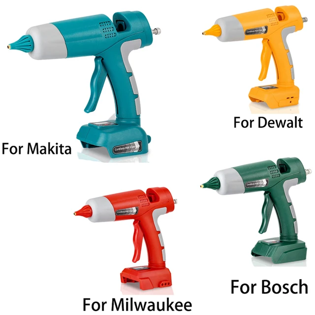 Hot Melt Glue Gun For Makita/Dewalt/Bosch/Milwaukee 18V Lithium