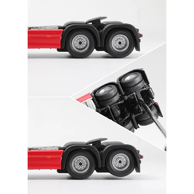 Pre-sale GCD 1:64 ACTROS GIGASPACE 6*2 Sattelzugmaschine & Scalable Trailer Alloy Mode Car 