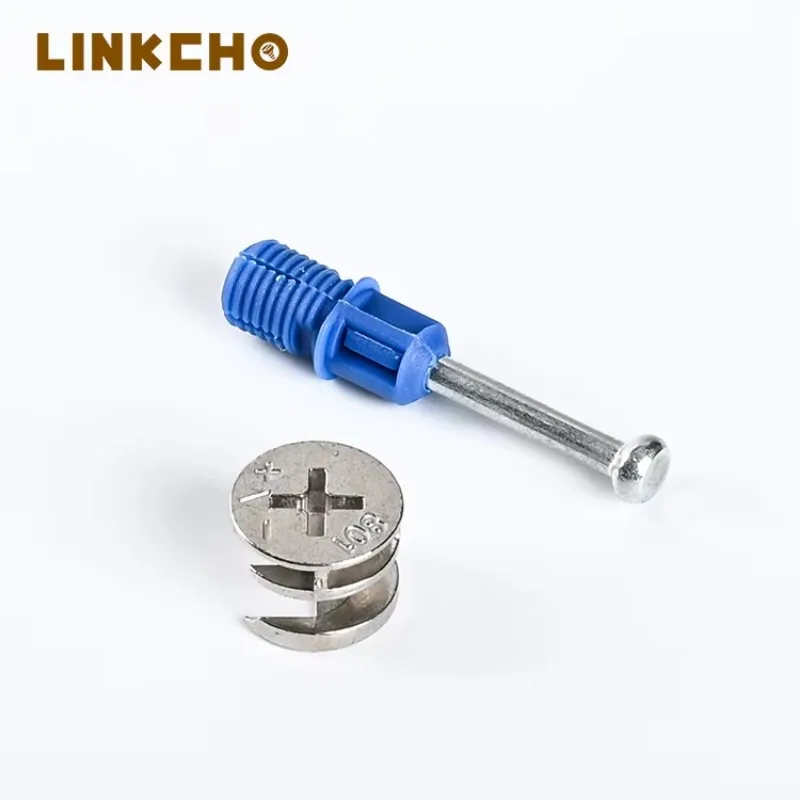 2 In 1 Invisible Connector Furniture Fittings Stainless steels crews Connector Mini Fix nuts and bolts for kitchen cabinet Join furniture connector