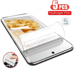 5 - Pack Soft Hydrogel Screen Protector Film, Not Glass - Huawei (P40 Pro Plus)