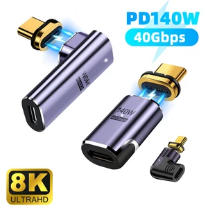 Магнитный кабель-преобразователь USB Type-C OTG, 140 Вт, USB, 40 Гбит/с