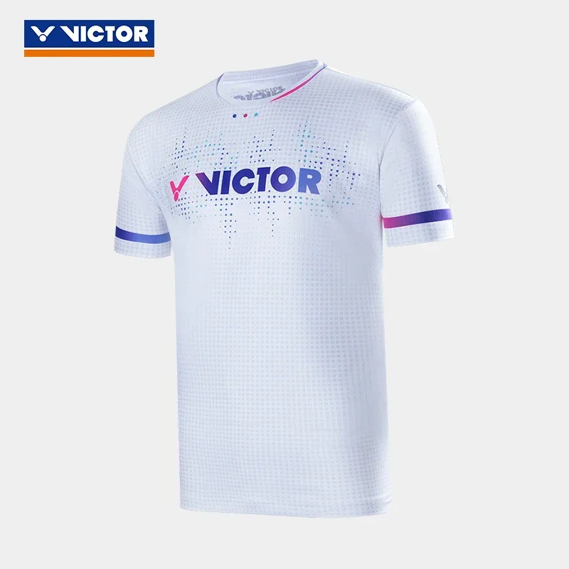 Victor sport t-shirts t shirt men women fashion Jersey badminton clothing sportswear short sleeve polo competition series