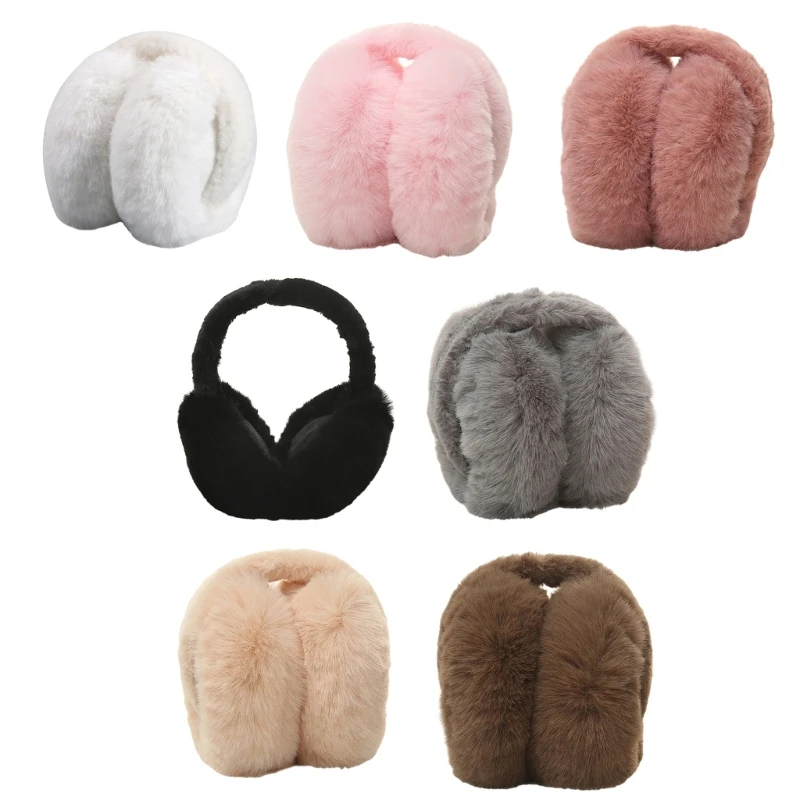 

Cold Weather Ear Protective Ear Muffs Furry Ear Flaps for Outdoor Activities