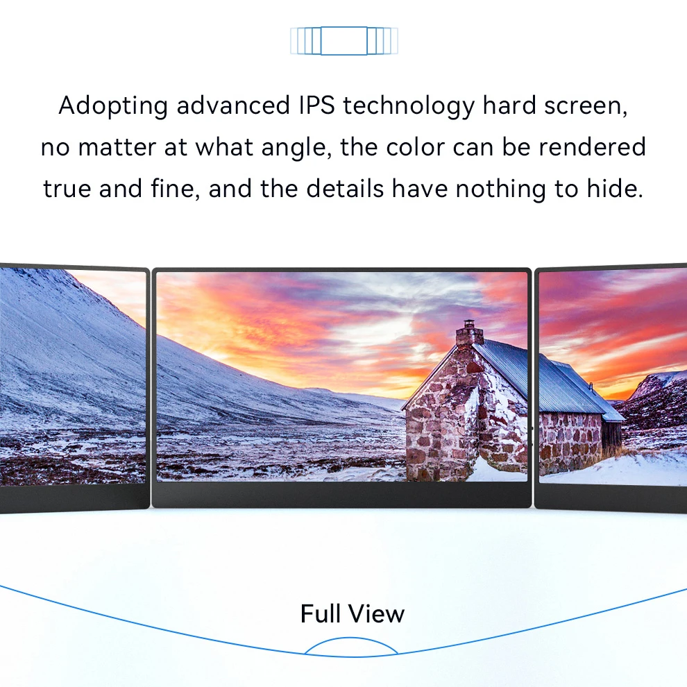 ޴  FHD 1080P IPS USB-C ̴ HDMI   ° ȭ,  Ʈ PC ȵ̵ ġ Xbox PS4/5 , 15 ġ