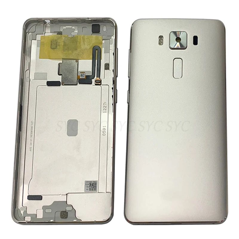 Battery Cover Rear Door Case Housing For Asus Zenfone 3 Deluxe 5.5 ZS550KL Back Cover with Fingerprint Logo Repair Parts