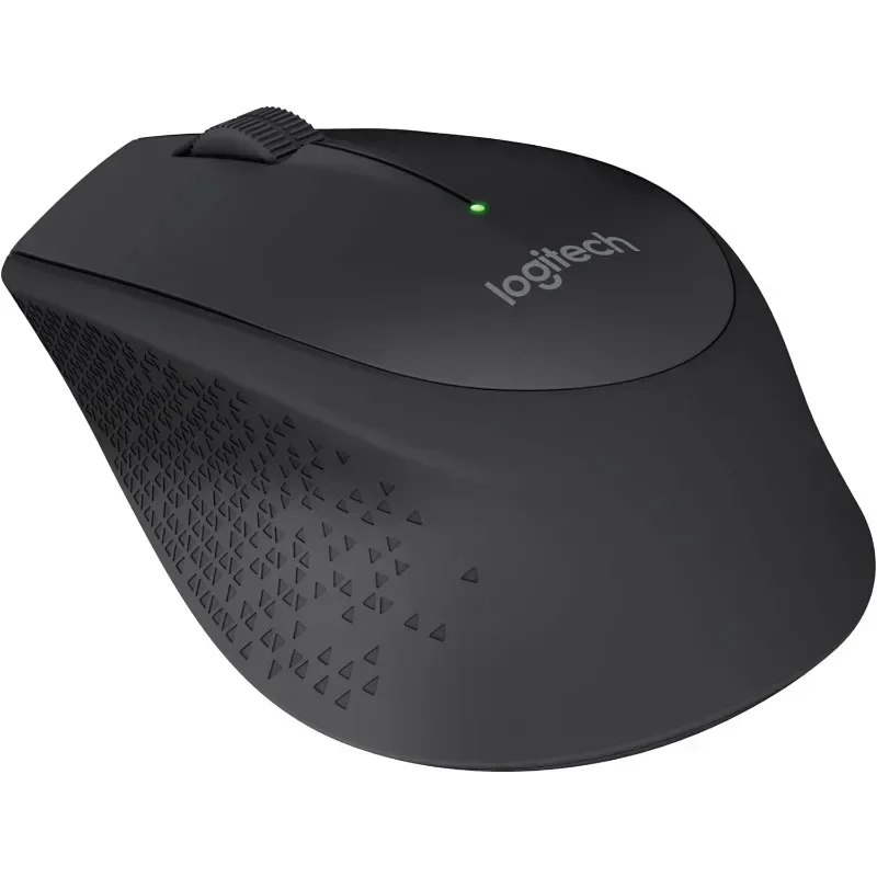 עכבר משחק אלחוטי Logitech M280, שקט וקומפקטי, עיצוב ארגונומי למשרדים עסקיים ומשחקים