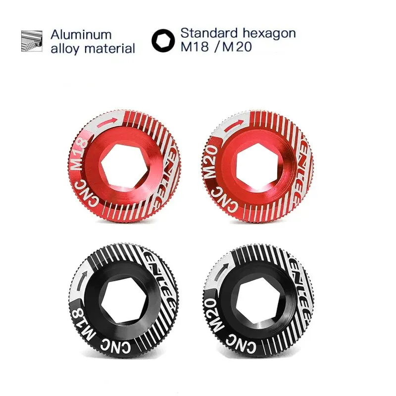 Bike Crank Cover Crank Screw Aluminum Alloy Compatible With Himano IXF M19 Mountain Bicycle M18 M20