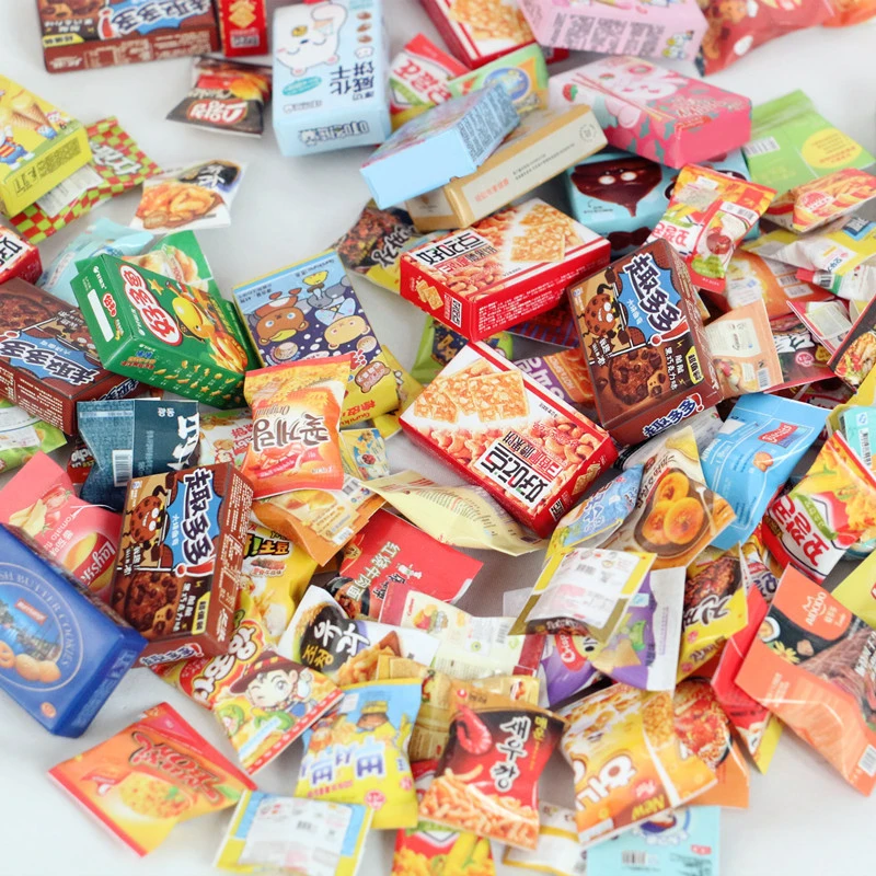 

1/12 Dollhouse Mini Simulation Snack Model Dolls House Supermarket Food Decorations Shoot Props Accessories
