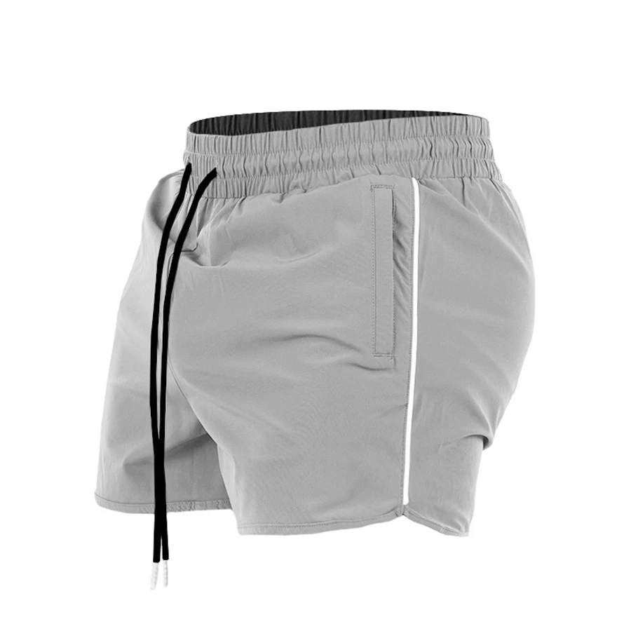 Shorts masculinos de secagem rápida para exercícios,