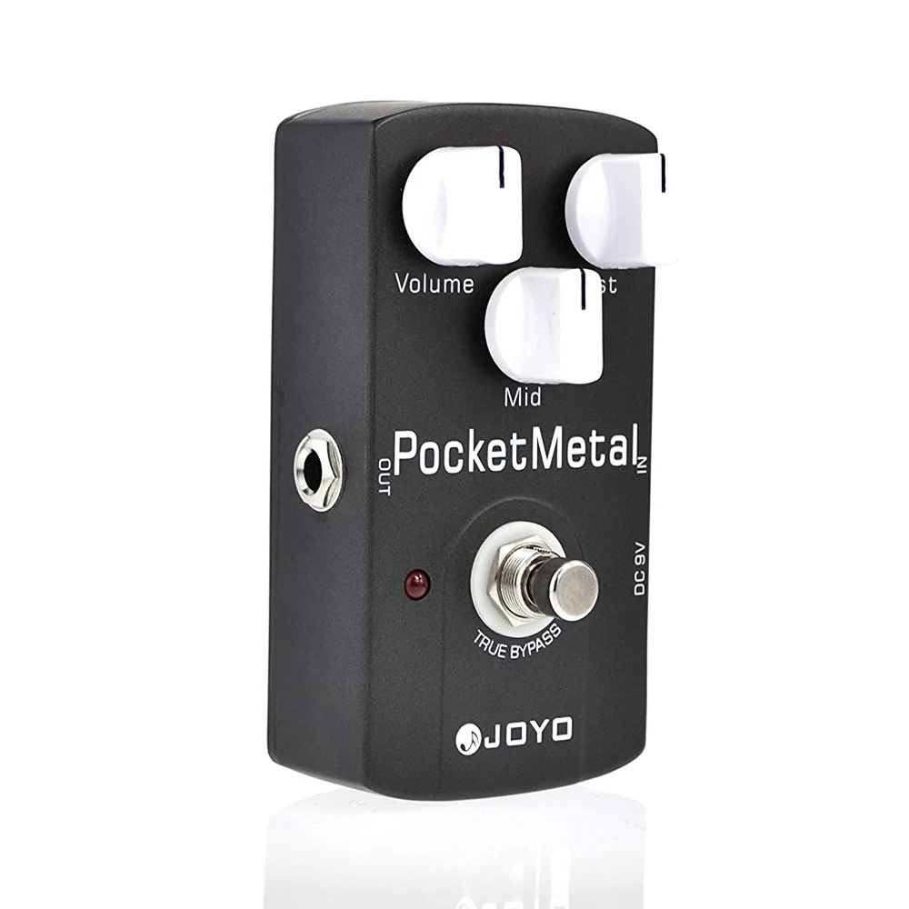 JF-35 POCKET METAL Distortion Pedal with MID Control Knob Modern Metal Distortio