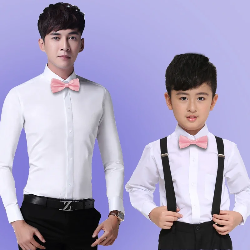 Father and Son Men's Bow Tie Classic Kids For Men Boys set Ties Bowknot Party 2pcs bow tie
