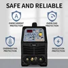 200Amp Digital LCD Display TIG Welder AC/DC Multi-Process IGBT Pulse Dual Voltage 220V/110V Stick Welding Kit Remote Torch Earth 5