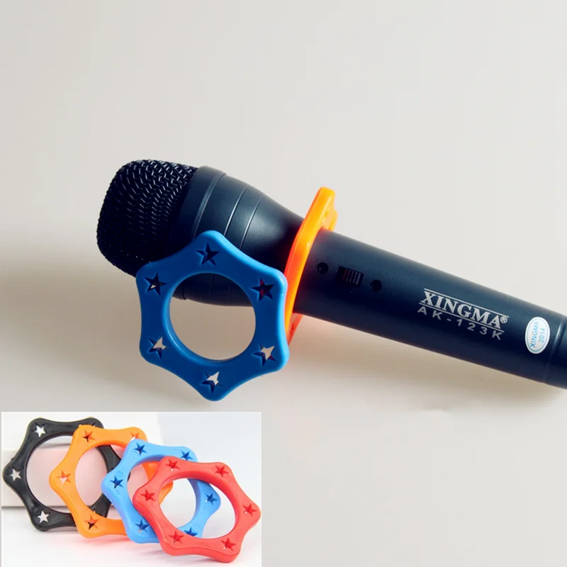 2pcs Anti Slip Holder Microphone Roller Ring for Handheld Microphones ...