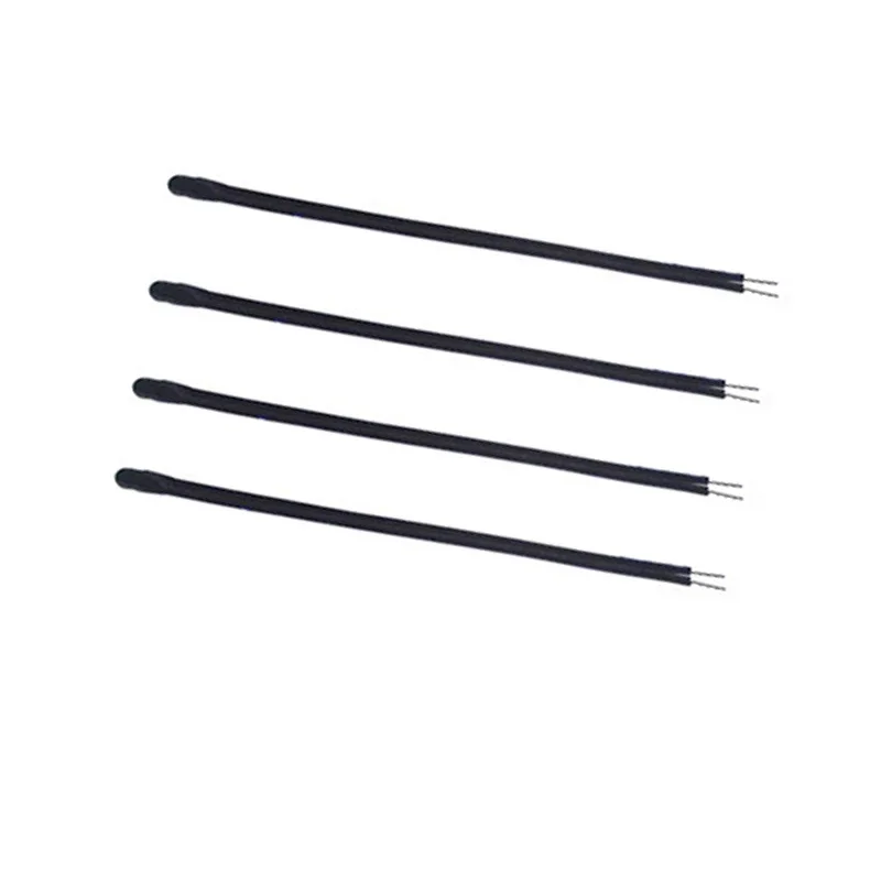 100pcs Temperature Sensor 5K 50K B3950/3470 PVC Lead Epoxy Small Black End Long=60/80mm 1% Battery Protection NTC Thermistor