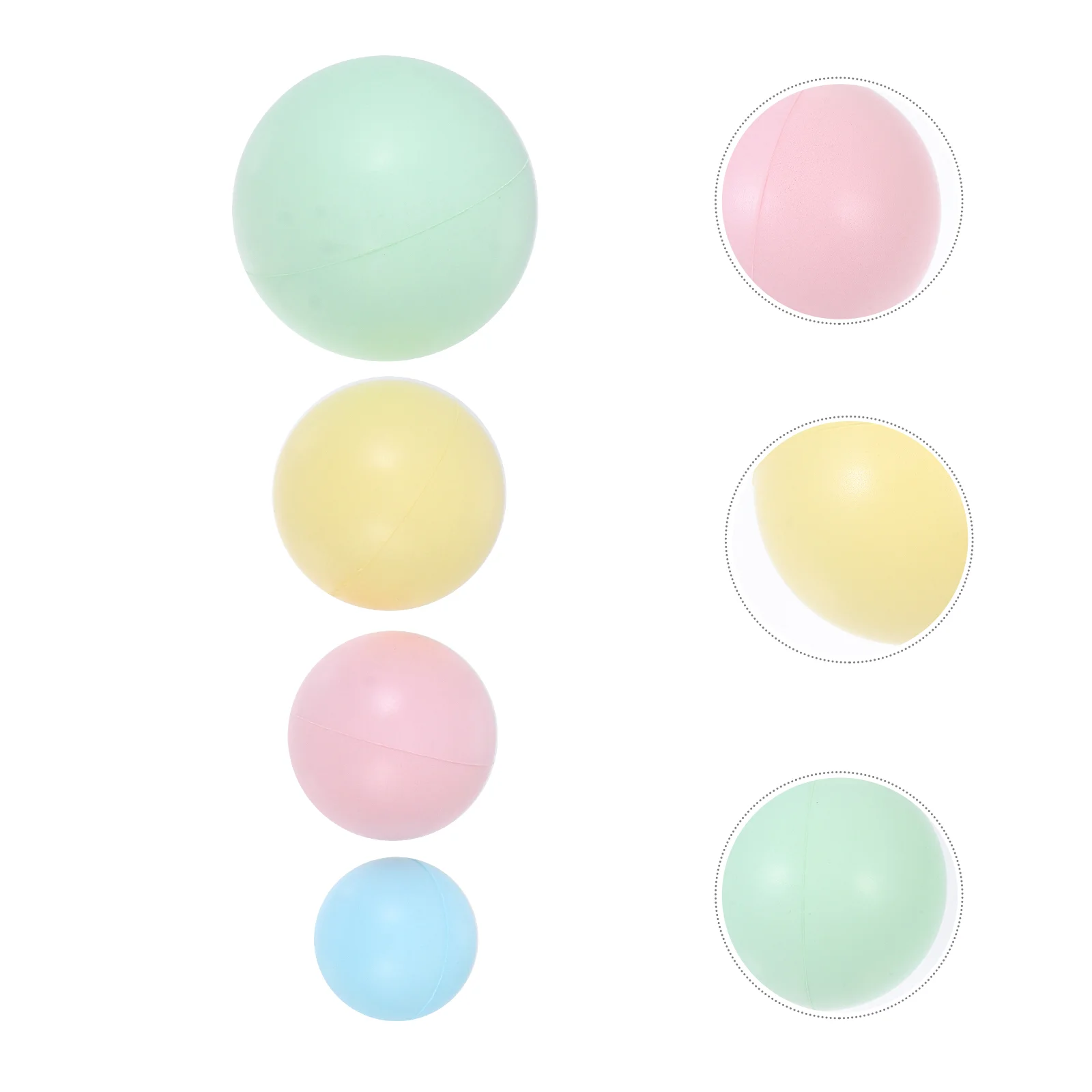 

4 Pcs Piano Gesture Ball Finger Trainers Accessories Supplies Correctors Sponge Child