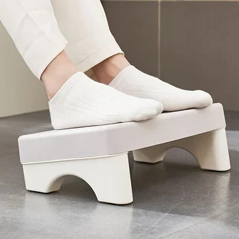 Ergonomic PP Footrest for Office Desk. Fits Under Desk, Use at Work, Sofa & Study. Comfortable & Space-Saving. 1