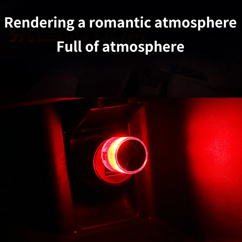 Mini USB LED Portable Ambient Light for Car Interior Decoration