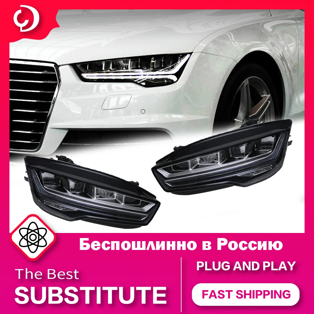 

AKD Car Styling Headlights for Audi A7 2011-2017 RS7 LED Headlight DRL Turn Signal Light Led Projector Auto Accessories