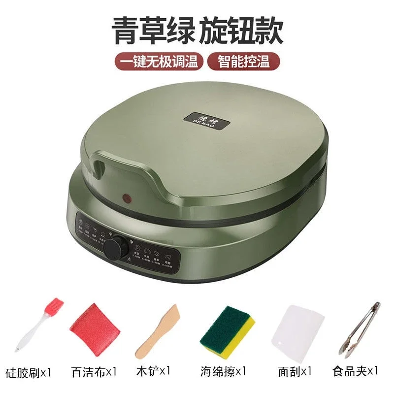 110V/220V Pancake Maker with Advanced Temperature Control and Double-sided Heating for Floating-style Large Pancakes 4
