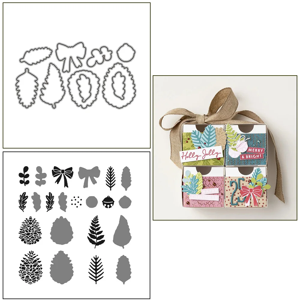 

Winter New Metal Cutting Dies Stamps Stencils Scrapbooking Photo Album Decorative Embossing DIY Paper Cards