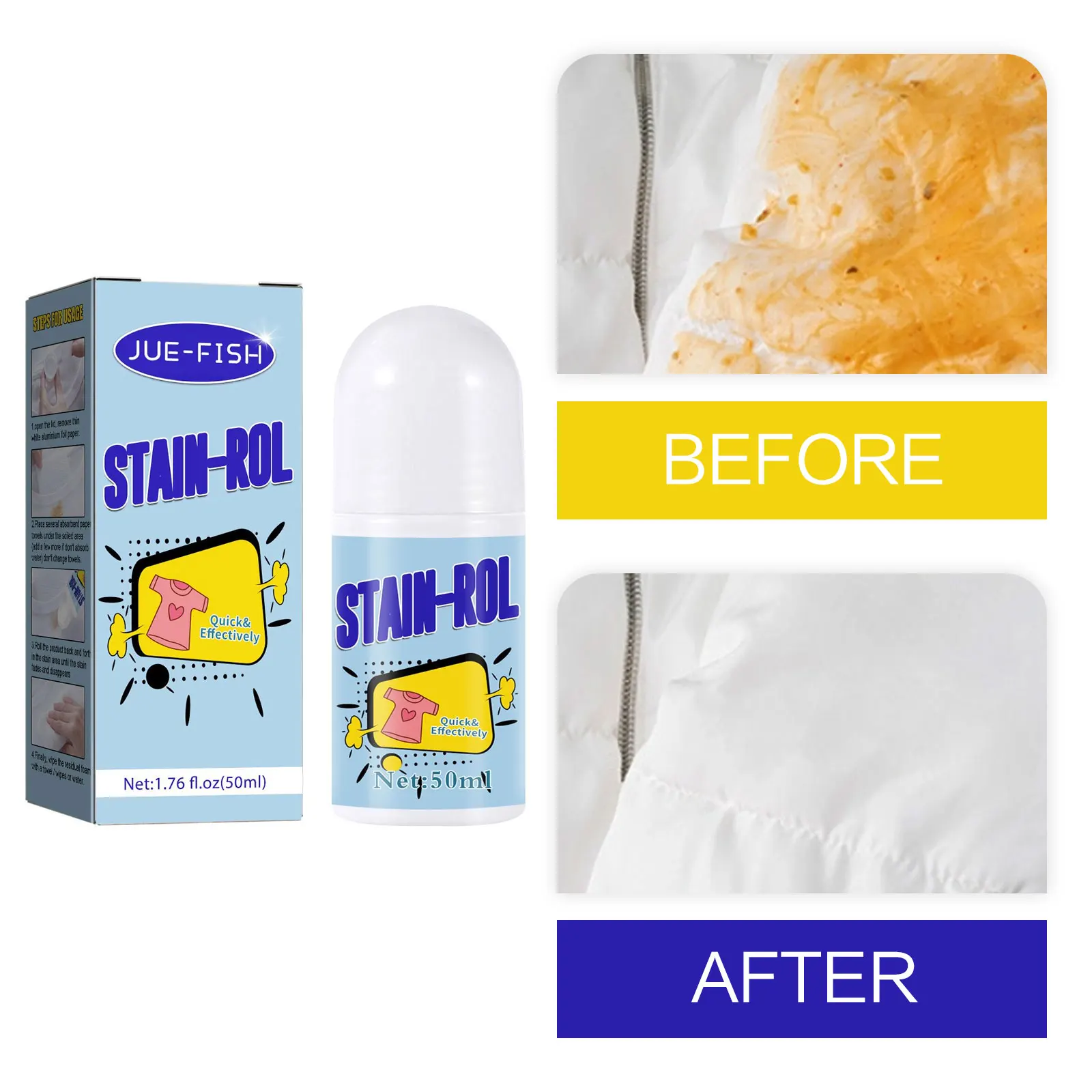 Clothes Stain Remover Coffee Stain Oil Removal Laundry Rolling Ball Portable Stain Removal Roller
