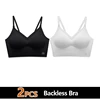 Soutien-gorge sexy dos nu pour femmes, sous-vêtements plongeants en forme de U, soutien-gorge Push Up sans couture, coupe triangle, lingerie sexy, été