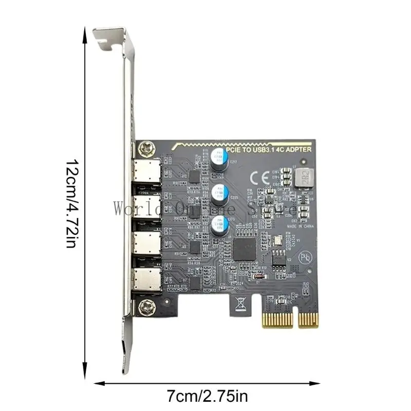 5Gbps 전송 속도 및 다중 장치 연결 87HC를 지원하는 효율적인 PCIe-USB C 어댑터 카드