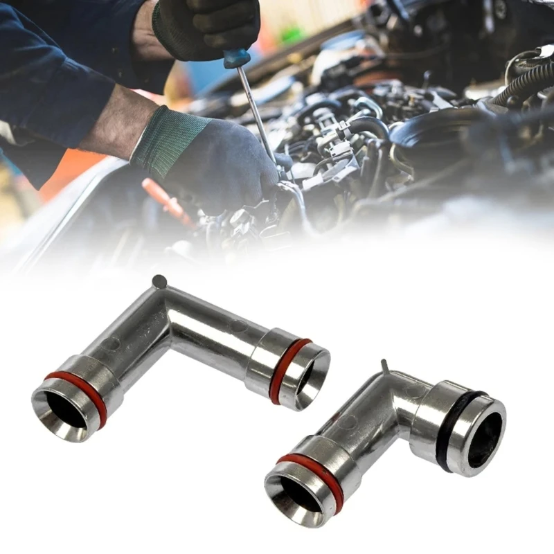 2pcs Engine Adapter HVAC Heater Hose Connector Fittings for Enhances Performances Reliability 47065HP 12565082 24503423