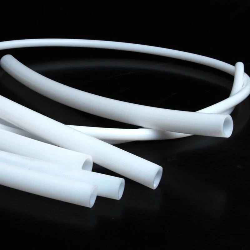 PTFE Tube PiPe Large ID 0.8 1 1.5 1.6 2 2.5 3mm-12mm Filament White High Temperature Corrosion Resistance 3D Printer Part Pipes ptfe tube