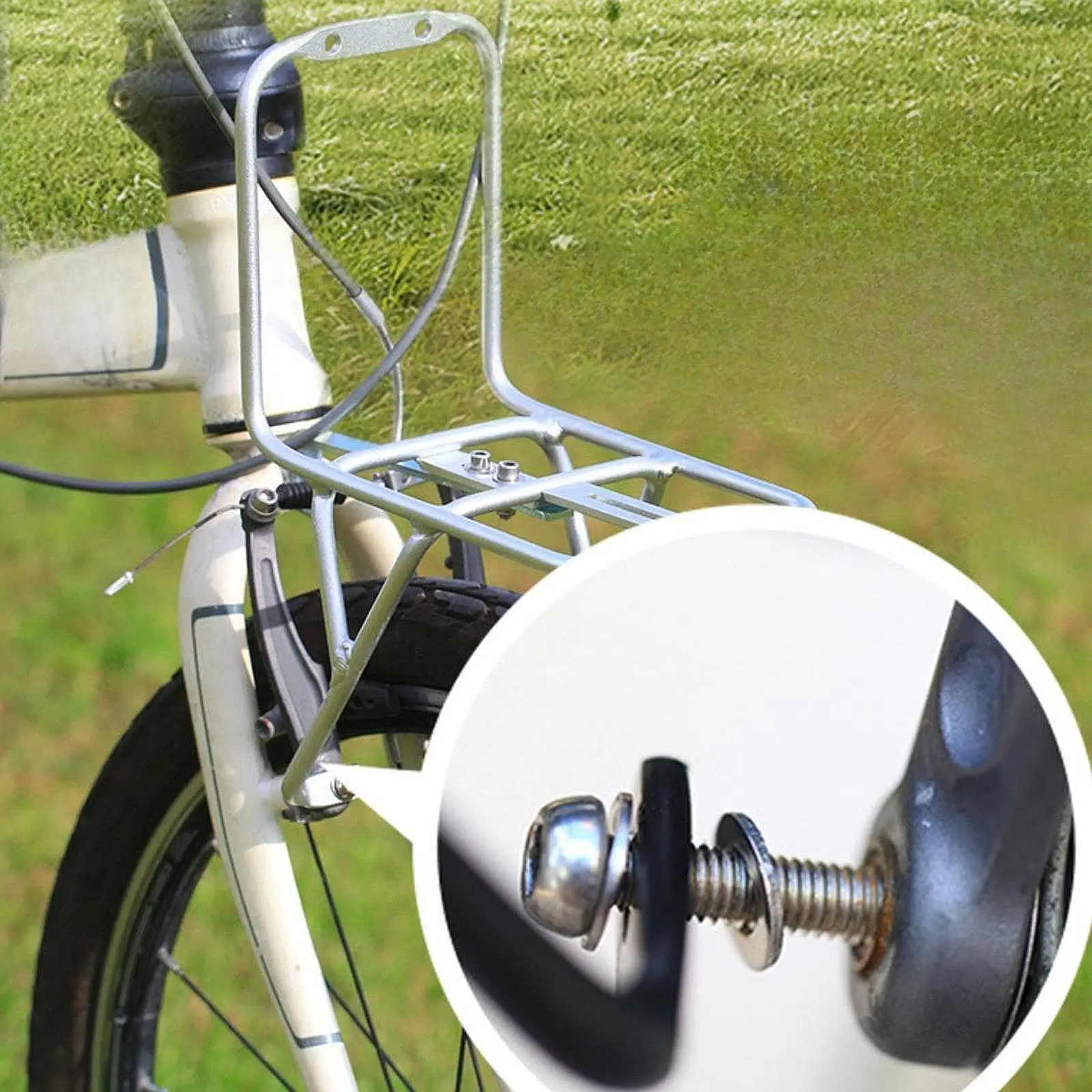 Front Fork Rack, Mountain Bike Cargo Carrier, Trunk Holder Bag Luggage Shelf Bike Front Rack,