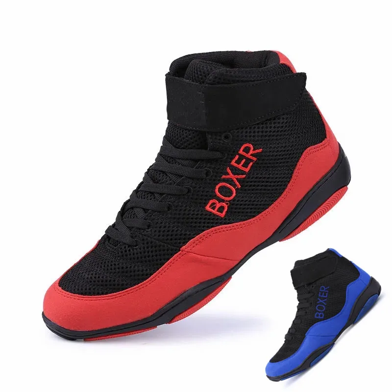 Unisex Authentic Wrestling Shoes For Men Women Child Boxing Training Rubber Outsole Boots Sneakers Professional Wrestling Shoes