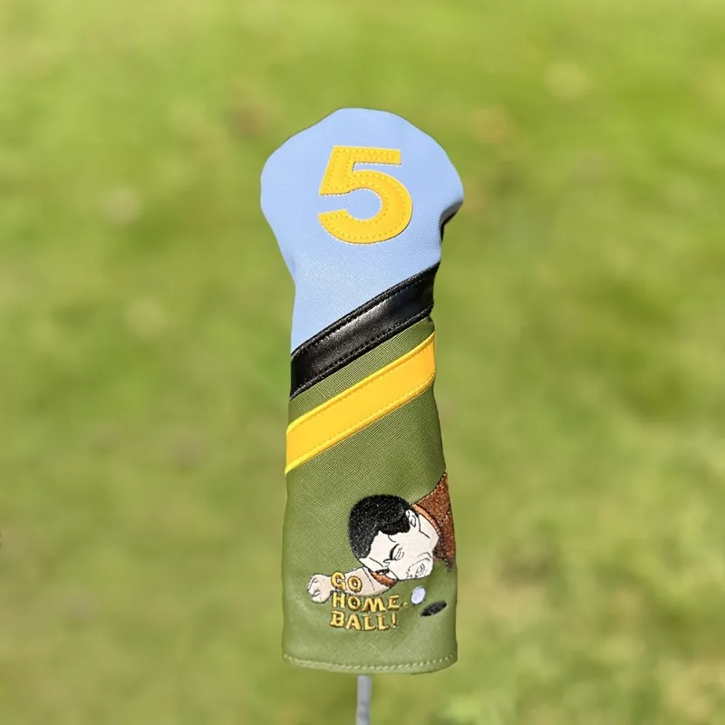Golf Headcovers, Driver Wood Cover Set, Driver Fairway Hybrid Golf Wood Clubs Head Cover 4
