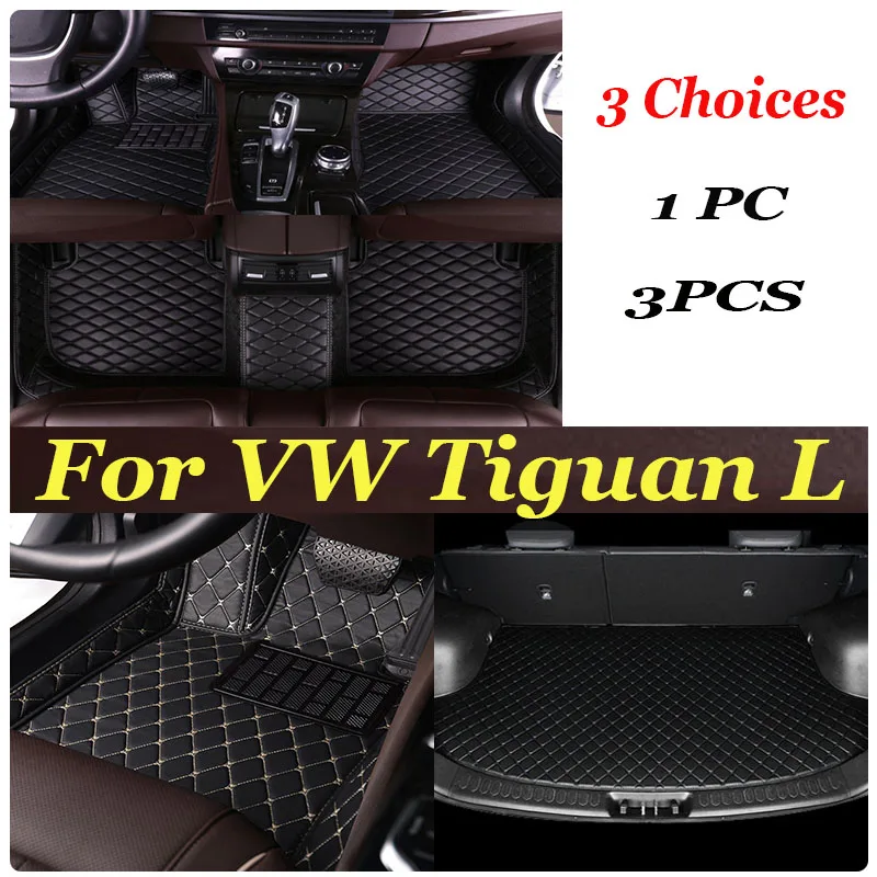 

Car Floor Mats For VW VW Tiguan L PHEV 2019 2020 2021 2022 Custom Foot Pads Automobile Carpet Cover Interior Accessories