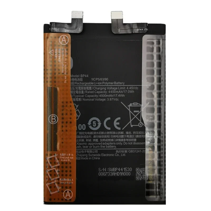 New High Quality Battery BP44 For Xiaomi Civi / Civi 1S Replacement Phone Bateria + Free Tools