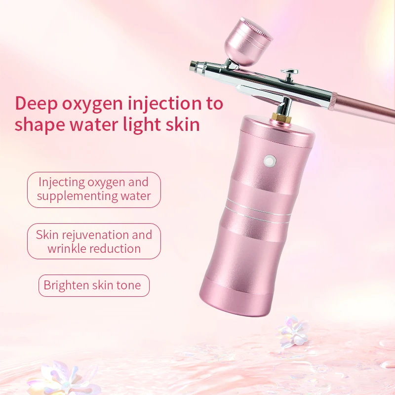 Portable Airbrush Nail Airbrush Compressor For Nail Art Pastry Art Paint Spray Gun Skin Hydrating Nano Mist Sprayer Compressor