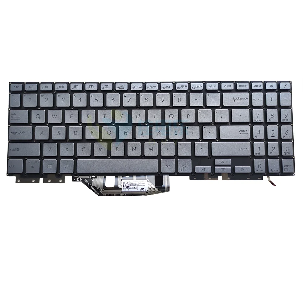 Teclado Retroiluminado dos Eua para Asus Zenbook Flip 15 Q526f Q526fa Ux562 Ux562f Ux562fa Ux562fac Backlight 0knb0563hus00 563gus00 Novo - Imagem 2