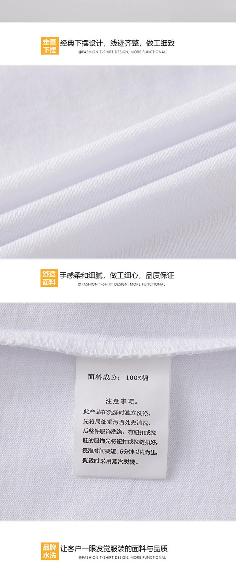 Sommer-Kurzarm-T-Shirt aus reiner Baumwolle mit Kylin-Stickerei, lockeres, lässiges Rundhals-T-Shirt für junge Männer, lockere Passform, D041A1 – Detail 9