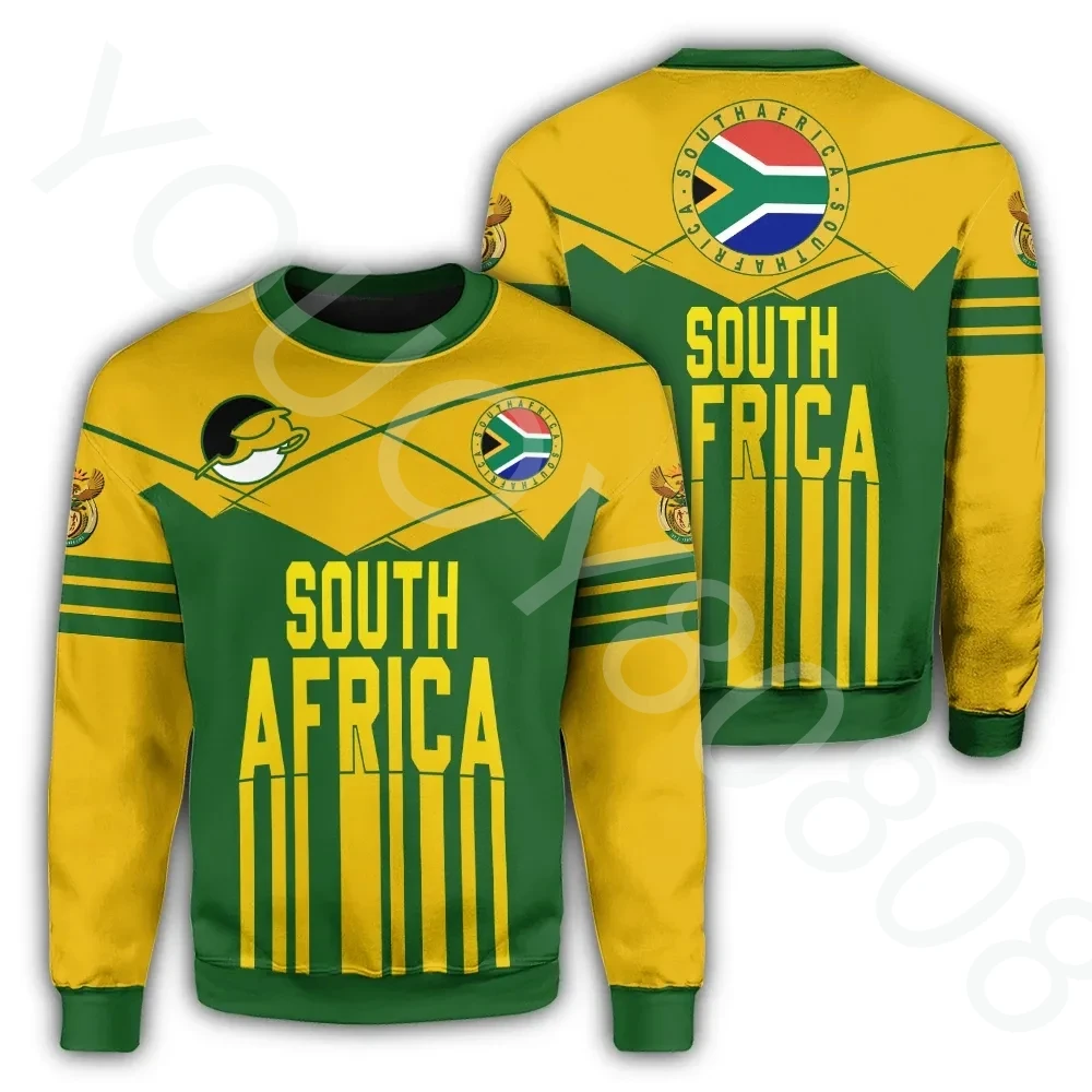 

Africa Region Sport South Africa Springbok Crew Neck Sweatshirt Print Men's Women's All Over Casual Sweatshirt Apex