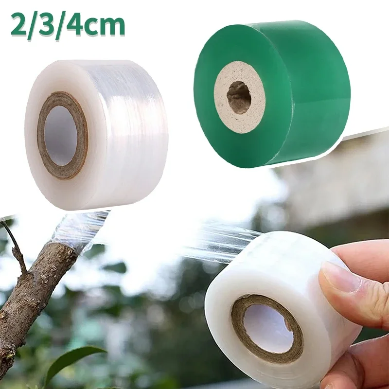 Grafting Tape PE Grafting Tape Film Self-adhesive Garden Tree Plants Seedlings Vine Tomato Grafting Accessories Stretchable 2/3/4cm Width
