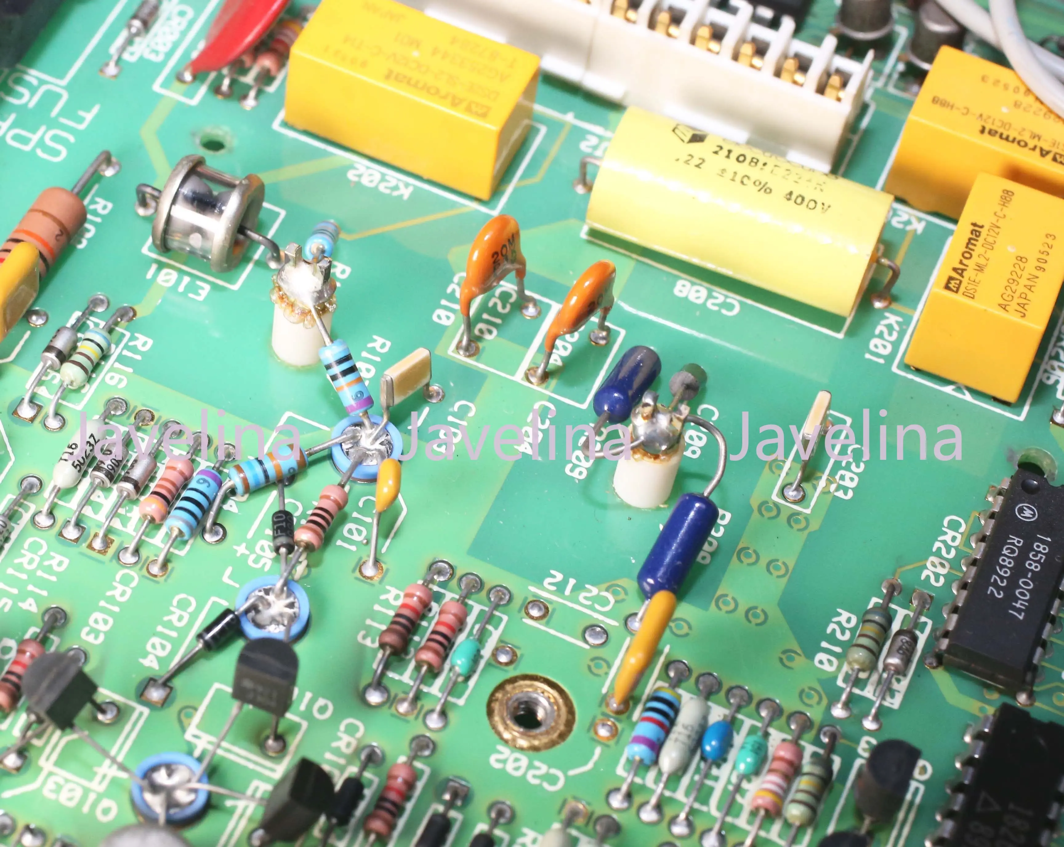 PIN100F 금도금 테플론 포크형 절연 단자 PTFE 단자 고저항 테플론 내장 단자