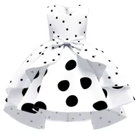 Robe à rayures à fleurs pour petites filles, robes de fête de mariage à fleurs, robe de princesse de noël pour enfants, vêtements pour filles 6